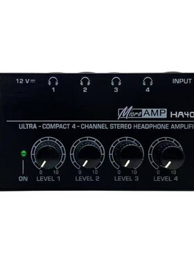HA400 4路监听耳机放大器 Headphone Amplifier耳放 耳机监听功放