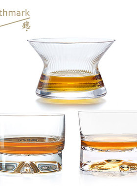 痣birthmark spin glass旋转的烈酒盏whisky手工威士忌酒杯月球杯