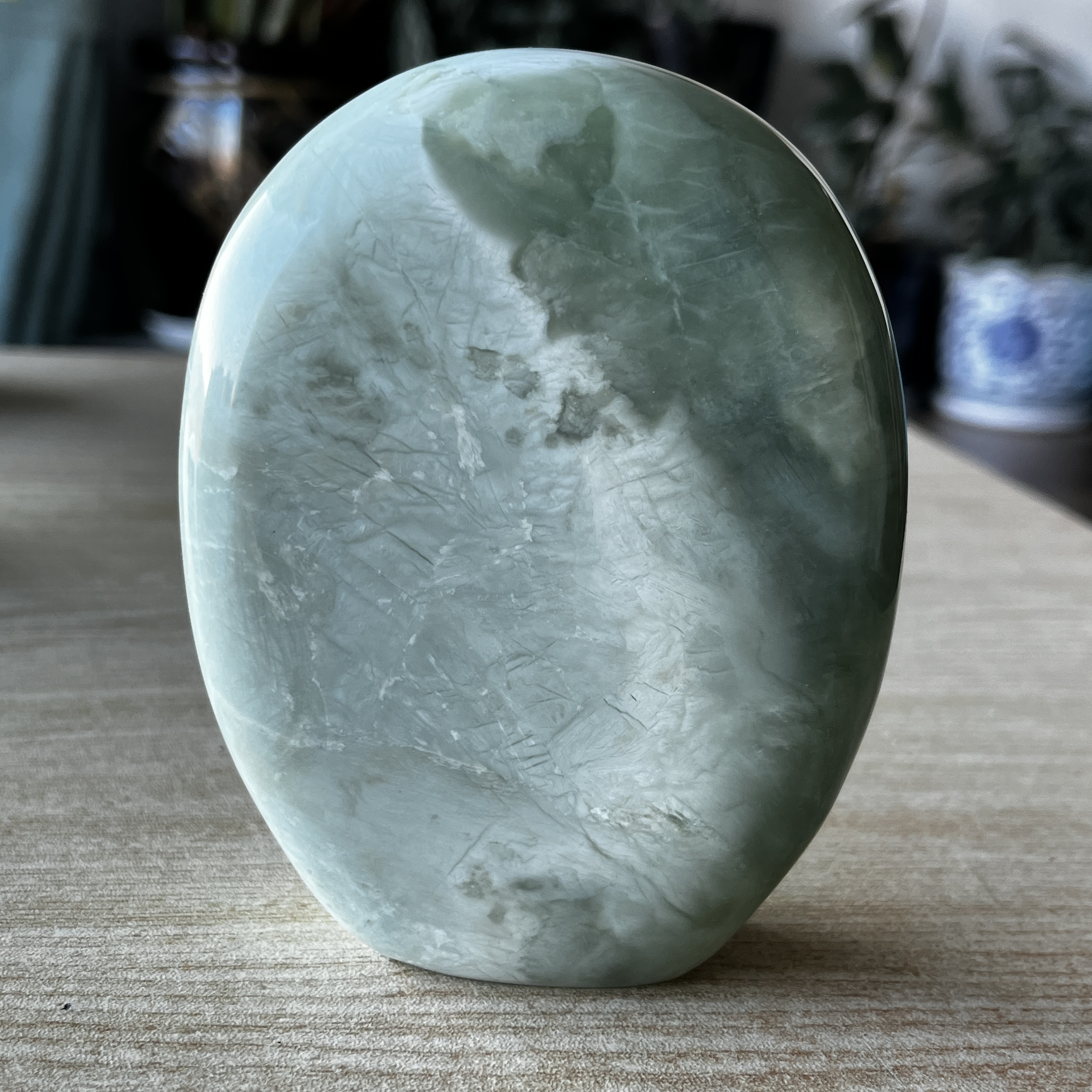 岫玉印章摆件随型章甲翠意境章把玩件文房用品