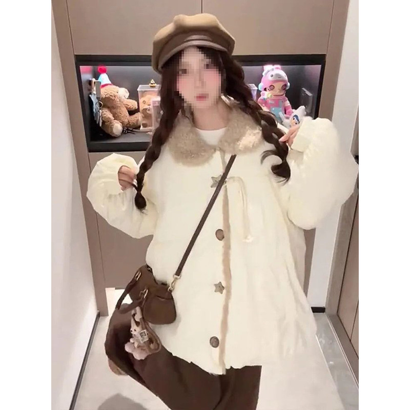 宽松加厚高级感设计棉衣