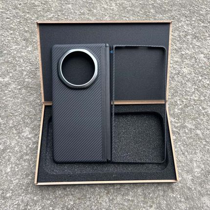 适用荣耀Magic V3手机壳凯夫拉芳纶磁吸碳纤维保护套VS3超薄保护套