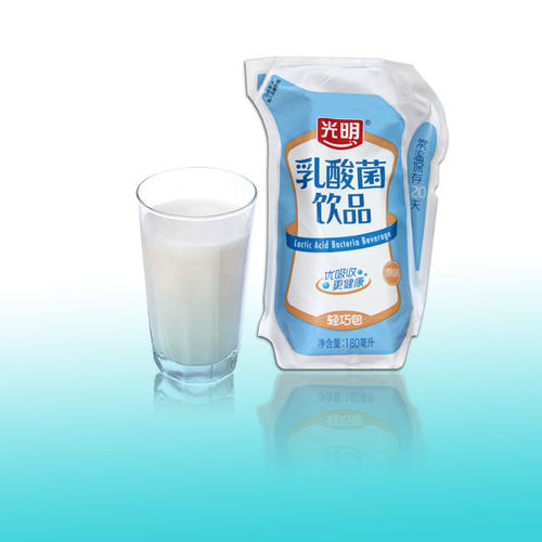 光明酸奶轻巧袋装早餐乳酸菌饮品