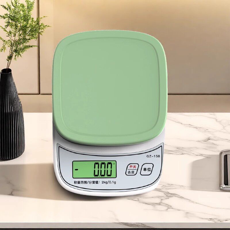 高精度家用电子秤小型克称精准烘焙厨房秤跨境英文食物秤2kg/0,1g