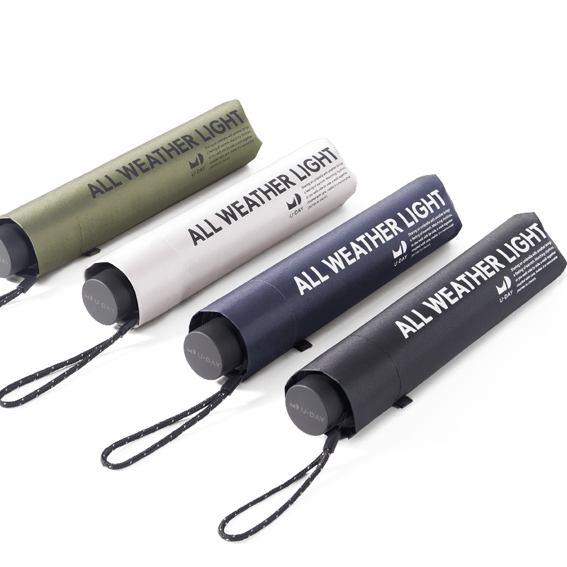 日本轻便商务男士遮阳伞三折