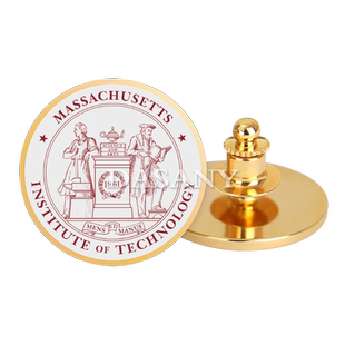 麻省理工学院金属徽章 MIT毕业典礼迎新生纪念章同学聚会收藏胸针