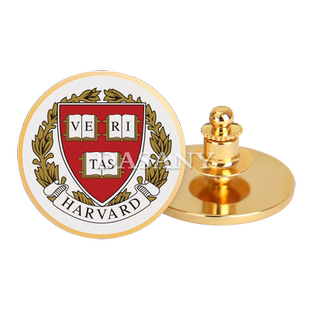哈佛大学徽章 Harvard金属校徽校友周年庆毕业生同学聚会收藏纪念