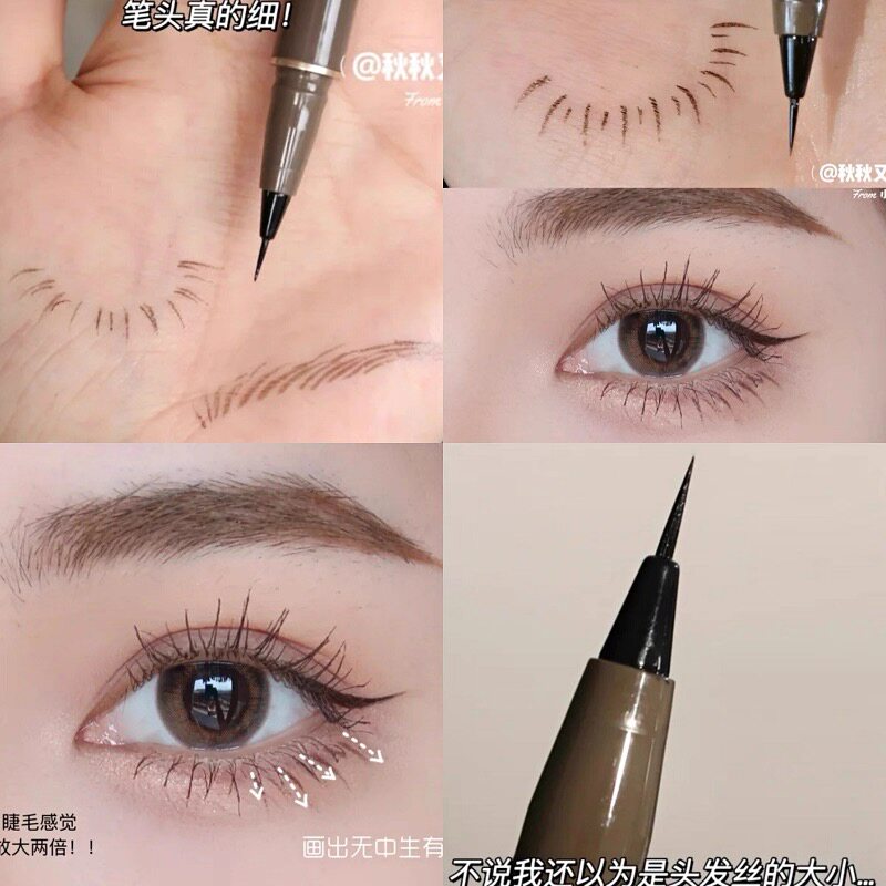 极细0.05mm!眼线液笔防水不晕染持久速干画下睫毛软毛细头卧蚕笔 - 实物图