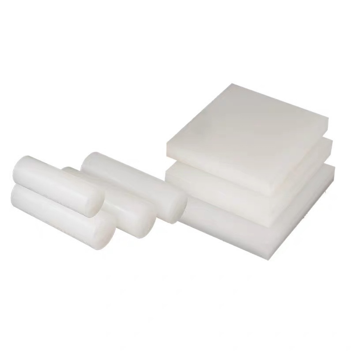 进口白色PVDF板棒钢氟龙耐酸碱聚偏二氟乙烯板棒乳白色半透明