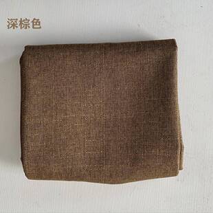 正品水都乐色约布艺ins棉麻加厚简餐桌布纯北欧现代茶盖几台布布
