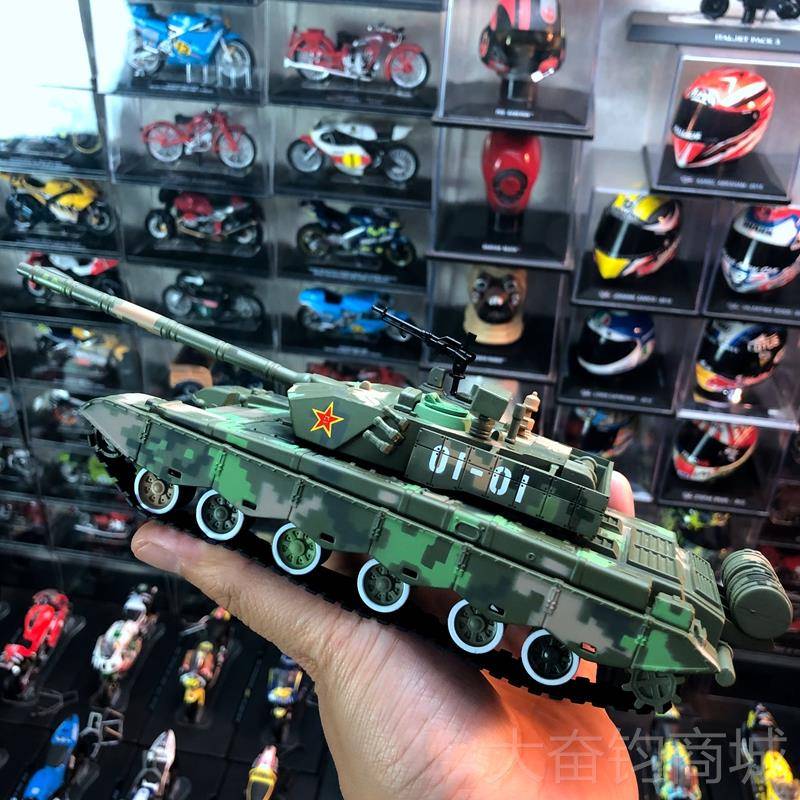 正品合金克模型1:4战8比例成品中9国9式主战坦克军事车履带式坦装