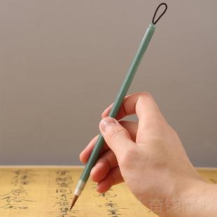 正品毛笔狼兔毫小毫楷瘦金体笔初软学专业级兼毫毛写字练笔习