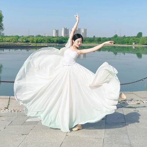 正品国风舞古典舞假风流连仙裙体衣72度0度大摆裙舞新蹈裙舞蹈服