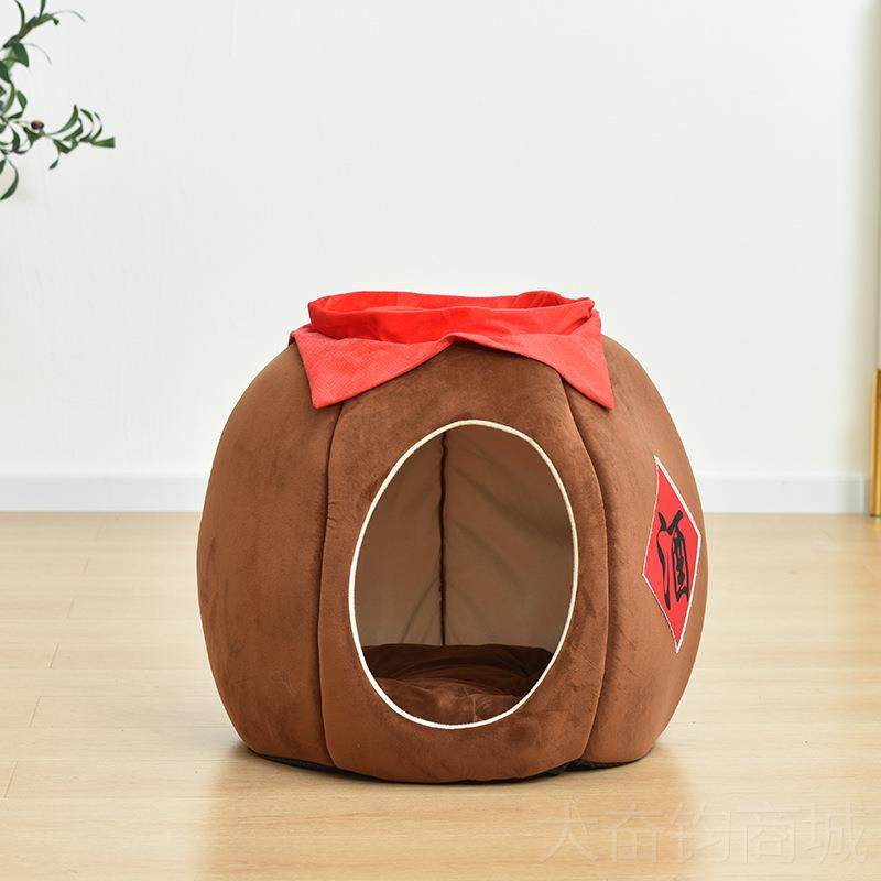 正品猫窝冬国季保中风猫暖窝酒物坛子狗窝全封闭宠窝狗狗猫咪宠物,宠物/宠物食品及用品,猫窝/屋/帐篷/沙发,淘宝优惠券,粉丝福利购,淘宝优惠卷