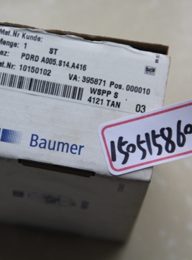 Baumer传感器PDRD A005.S14.A416 正品全新,我有现货，今天发货
