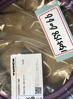 TURCK电缆 RSSW451-6M 正品全新 6914111 包邮顺丰今天发，议价