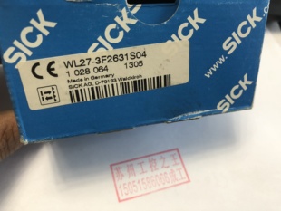 WL27 今天发货 3F2631S04 全新原包装 直接拍 ;1028064 SICK