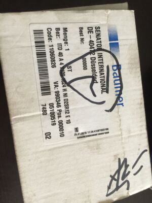 Baumer编码器 ITD40A4Y1091024HNID2SR12E10;11060826全新