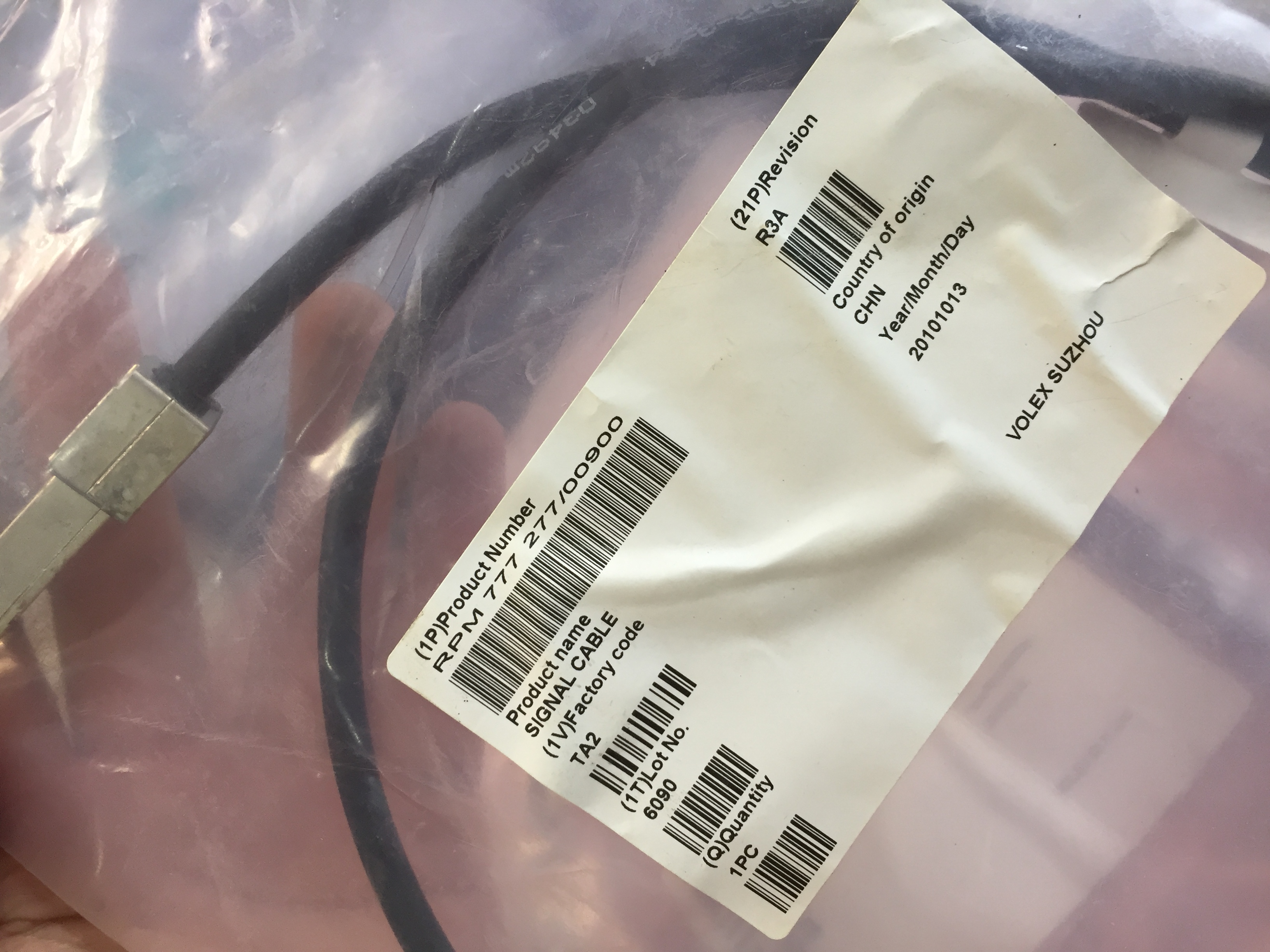 爱立信基站电缆RPM 777 277 / 00900；R3A 1M Signal Cable连接线