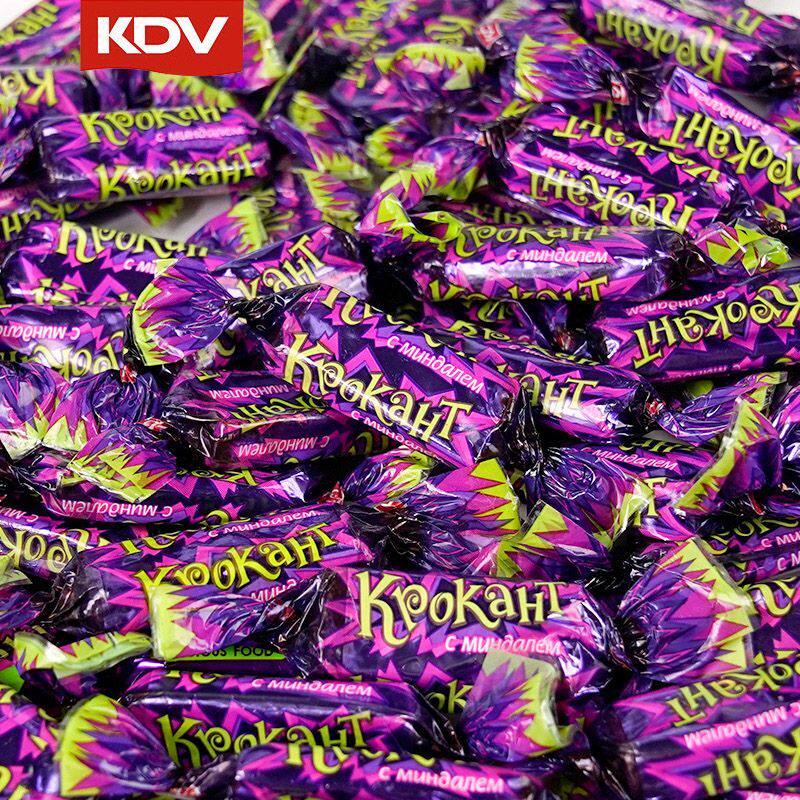 俄罗斯进口KDV紫皮糖原装