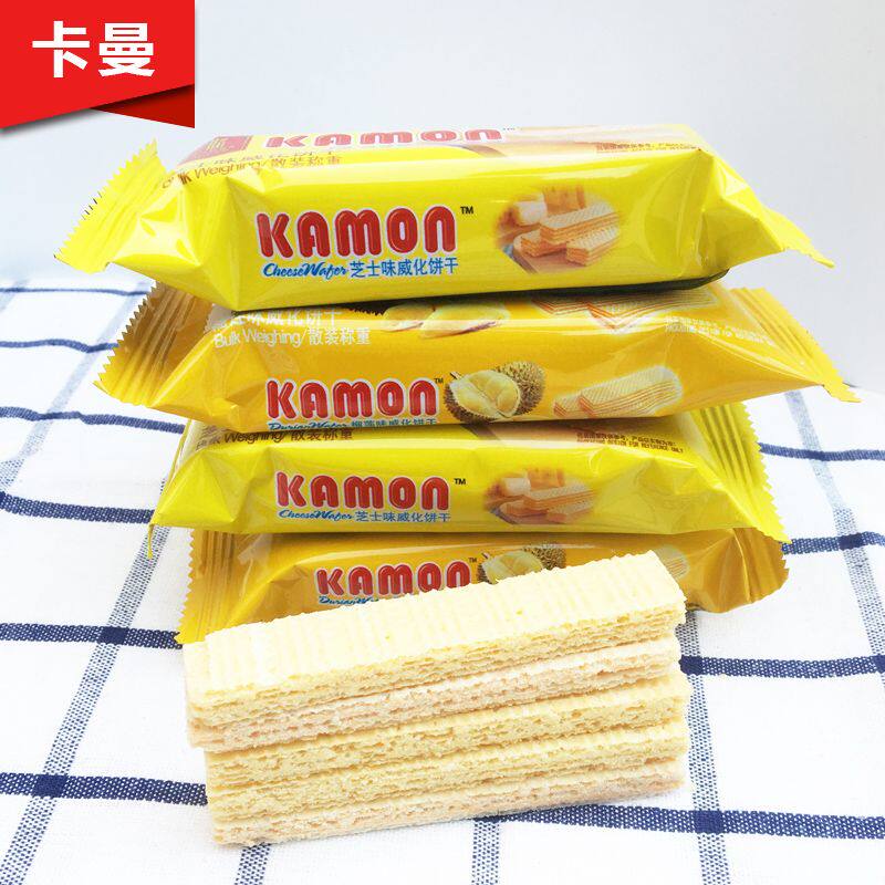 咔啰卡曼榴莲蛋黄芝士味