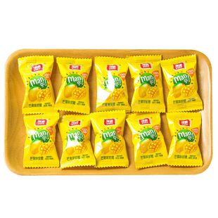 雅客芒果味软糖500g玉米味软糖水果糖橡皮糖散装结婚喜糖休闲零食