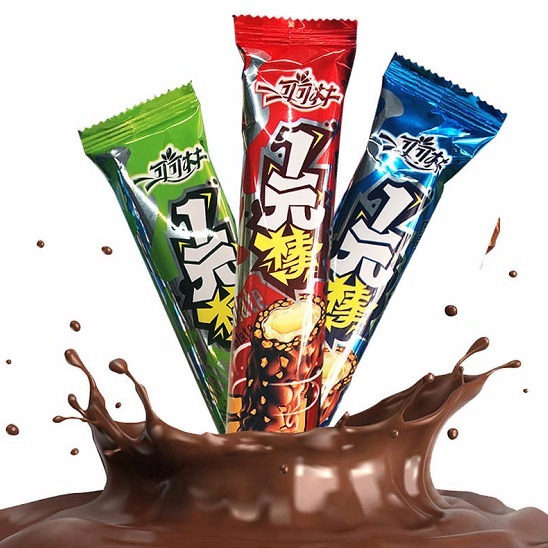 40根1kg装可可林一元棒巧克力夹心棒零食礼包多规格可选22g/根