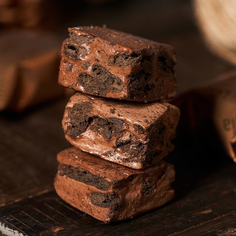 雪花酥巧克力味解馋小零食休闲食品早餐饼干糕点牛轧糖沙琪玛