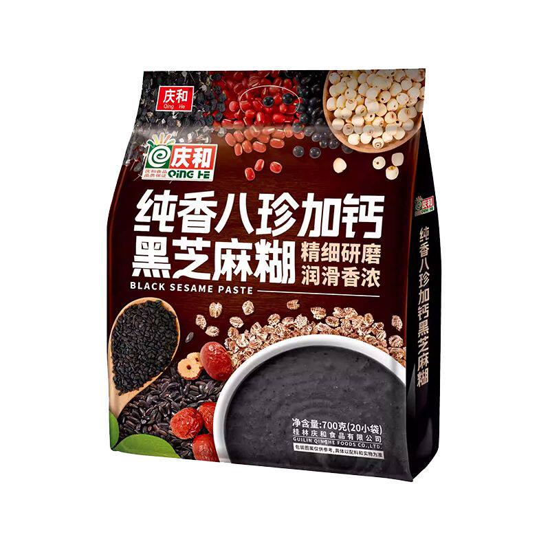 7月新庆和黑芝麻糊700g纯