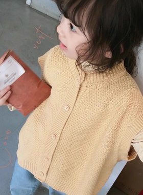 Sun 童品 | 童良品 【Maize Yellow 】女中大童针织马甲 口碑推荐