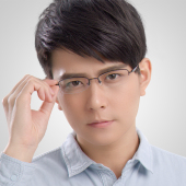 超轻钛架半框小脸眼镜男近视纯钛眼镜架专用方框窄框小框眼镜框架