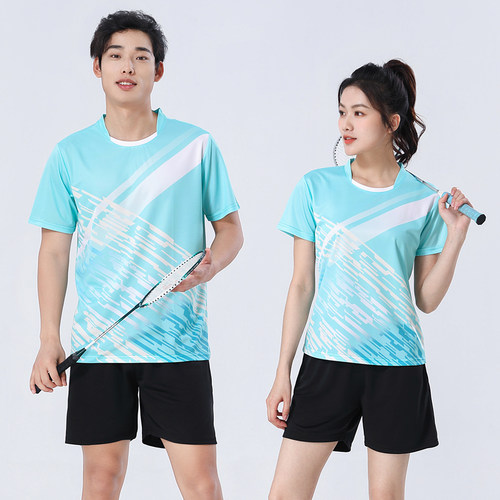 羽毛球服男女运动服套装团购印字