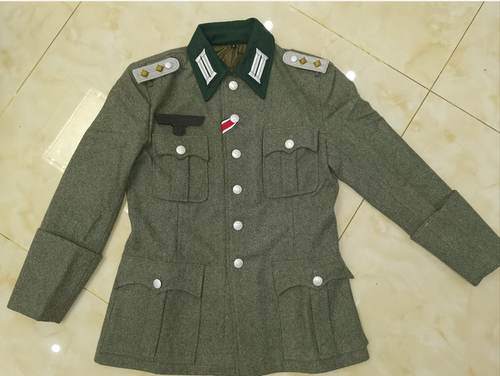 国防军上尉M41军关原野灰羊毛呢野战服上衣套服 M36毛呢夹克套装
