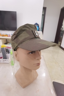 裂片水纹迷彩M43帽 德国野战帽工装休闲便帽