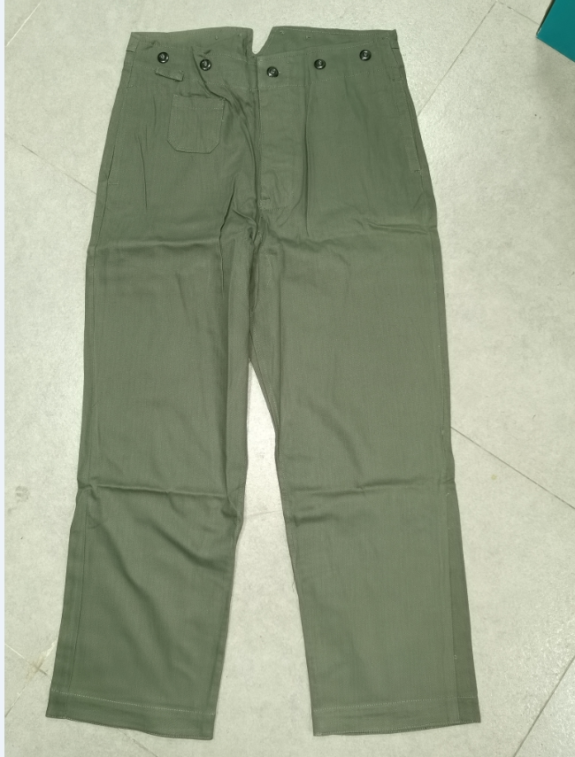 【绝版】深灰色hbt夏季人字纹m37野战裤 常服战斗裤