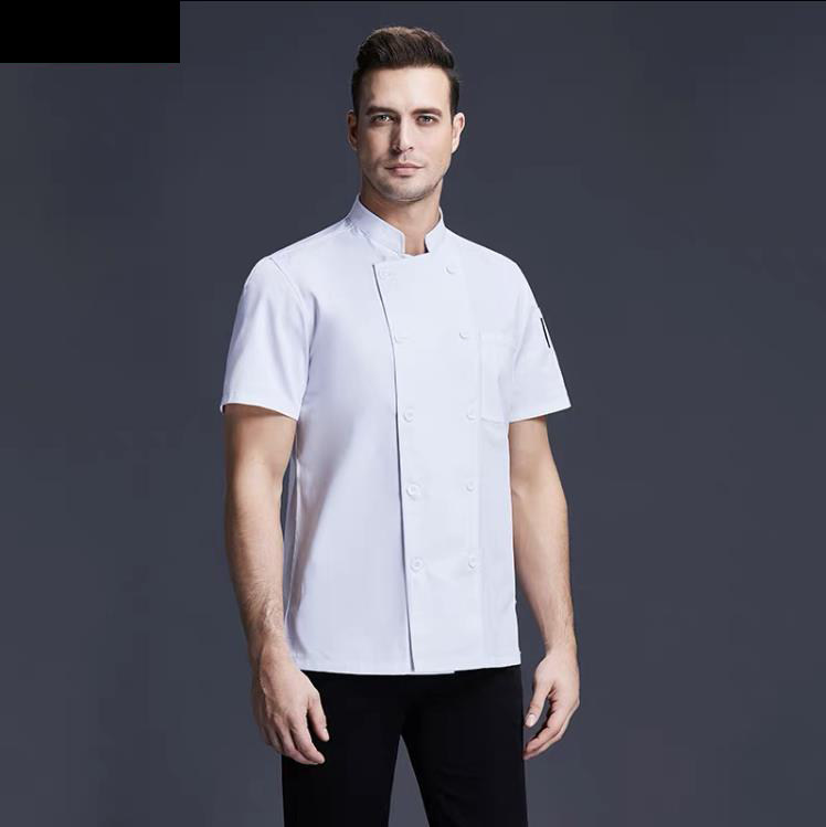 学校幼儿园食堂人员厨师工作服套装厨房工装纯白色厨师服长袖女冬
