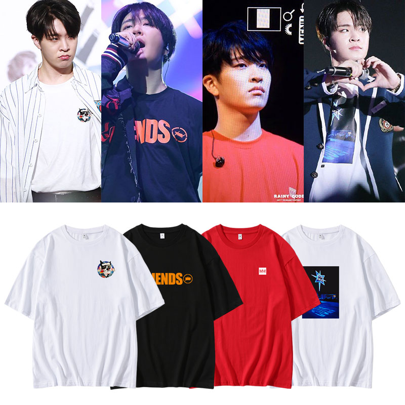 GOT7崔荣宰周边衣服同款短袖T恤宽松印花男女百搭上衣夏季打底衫