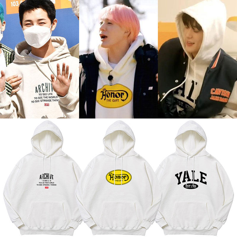 NCT DREAM郑在玹黄仁俊李帝努同款卫衣服宽松套头加绒薄上衣