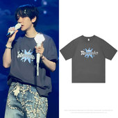 T恤纯棉印花男女装 EXO边伯贤2026世巡演唱会Reverie周边同款 短袖