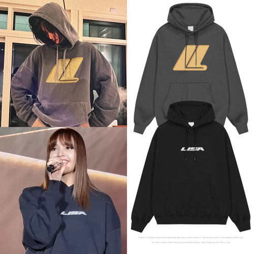 blackpinkLISA同款卫衣服