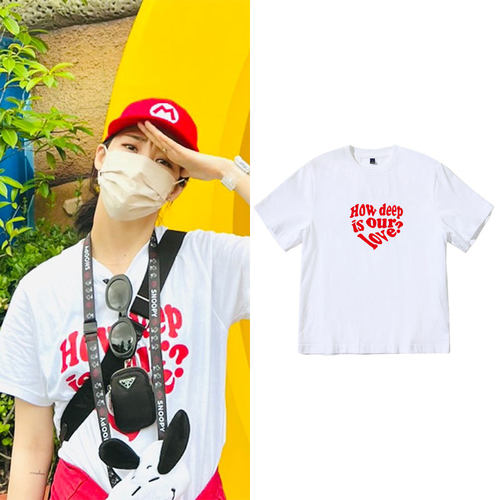 MAMAMOO文星伊玟星同款短袖T恤