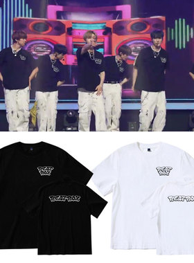NCT DREAM Beatbox李马克黄仁俊罗渽民同款短袖T恤打歌衣服