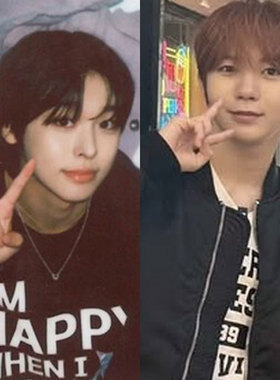 NCT WISH前田陆广濑辽同款短袖T恤街拍宽松纯棉印花内搭打底衫夏