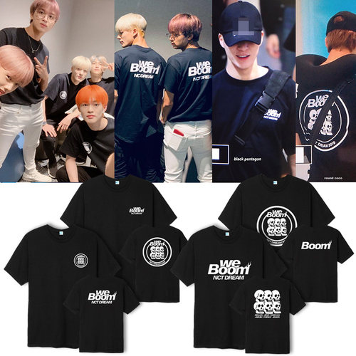 NCT DREAMWE BOOM周边李帝努楷灿罗渽民钟辰乐同款短袖T恤 - 封面