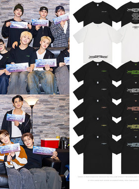 SEVENTEEN2024RIGHT HERE演唱会北美场周边同款衣服短袖T恤打底衫