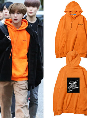 NCT127DREAM李东赫楷灿周边衣服同款卫衣套头连帽衫加绒薄款秋冬