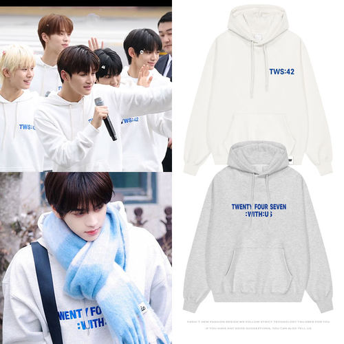 TWS2024出道纪念周边申惟金道勋崔英宰李炅韩振志薰同款卫衣服