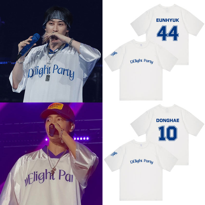 superjunior D&E演唱会DElight Party李东海银赫同款衣服短袖T恤