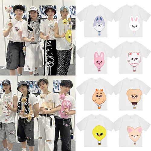 StrayKids演唱会5STAR2023李旻浩黄铉辰金昇玟同款衣服短袖T体恤