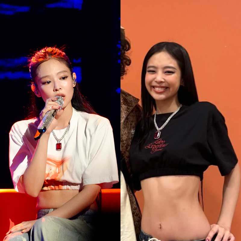 2025金珍妮个人演唱会周边JENNIE衣服同款短袖T恤纯棉印花打底衫