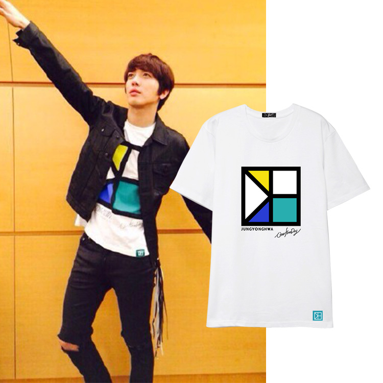 CNBLUE郑容和亚洲巡演周边同款短袖T恤男女装